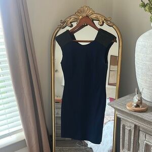 Elegant Navy Blue Dress